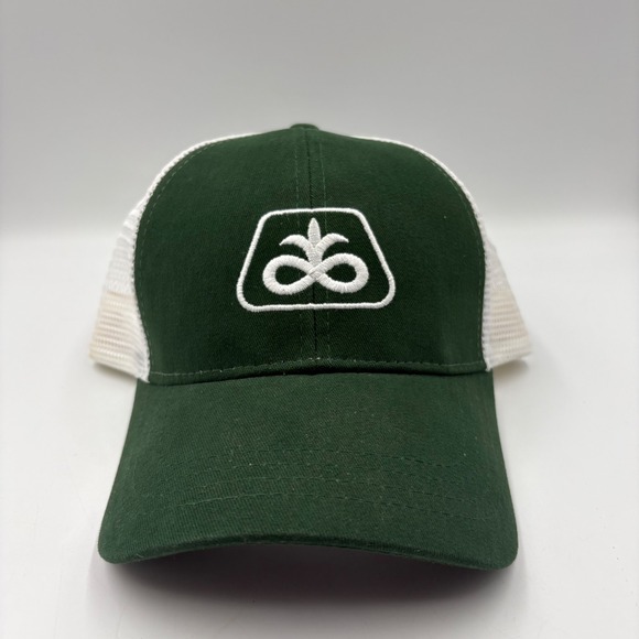 DuPont Pioneer Trucker Hat Mens OSFA Green White Good Embroidered Logo Cap
